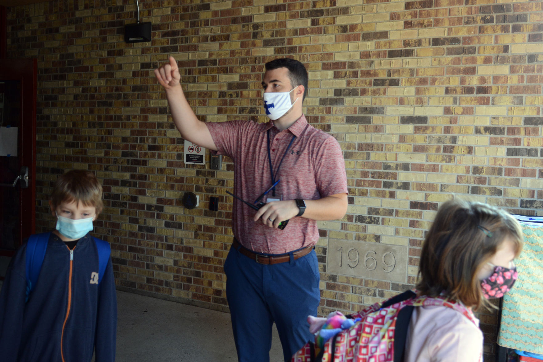 First day of school 2020 in Baraboo